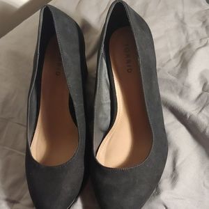 Torrid Black Suede Like Wedge Heel 9w